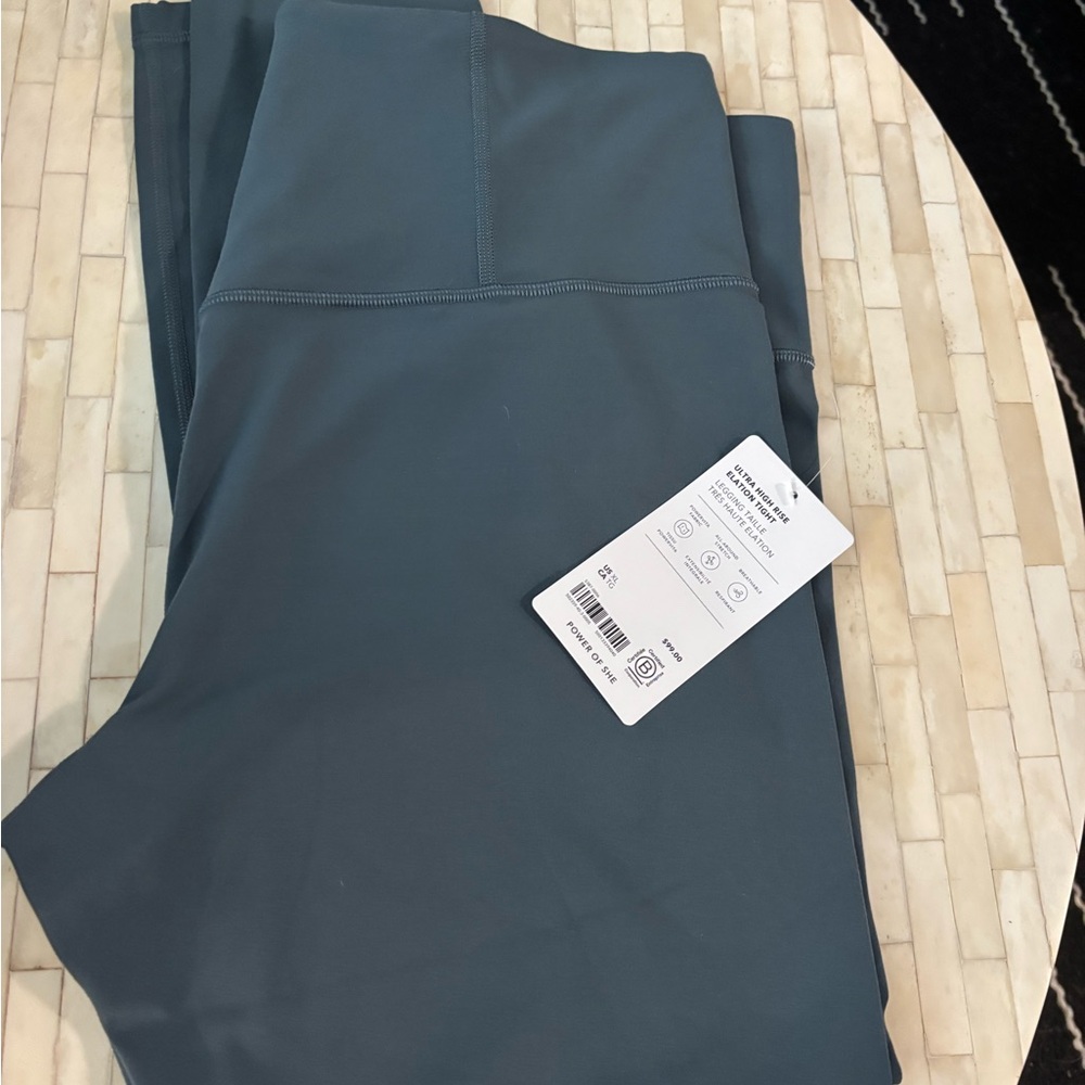 Athleta Ultra High Rise Elation Tight  in Slate Blue - XL